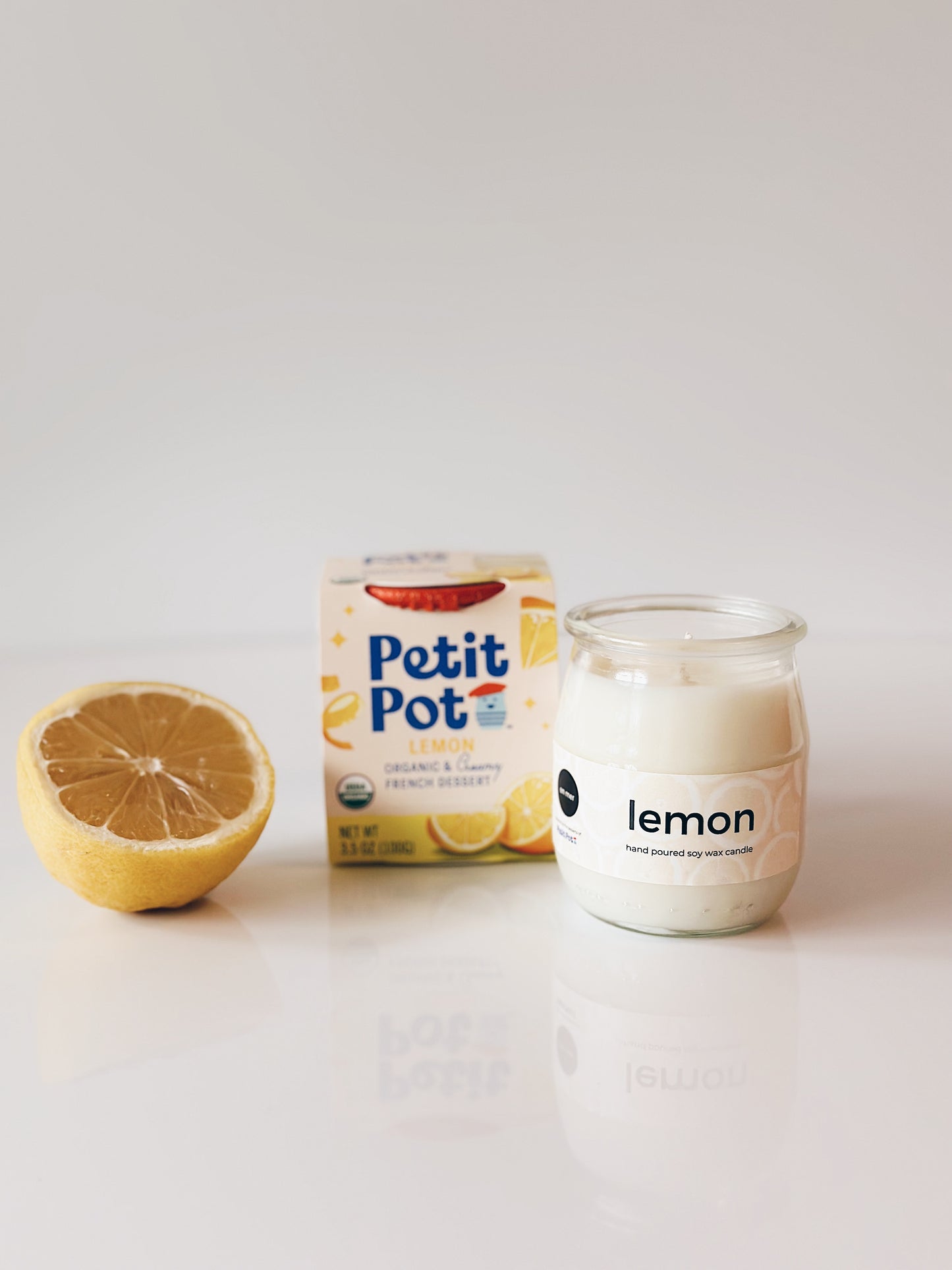 en mer x Petit Pot | lemon | soy wax candle