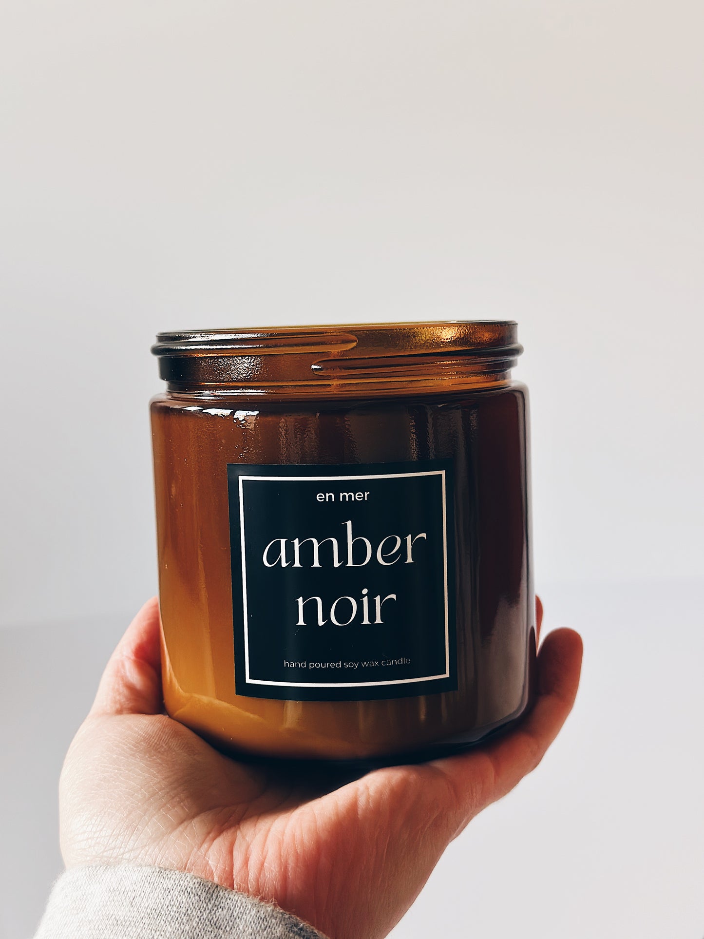 en mer LTD | amber noir | soy wax candles