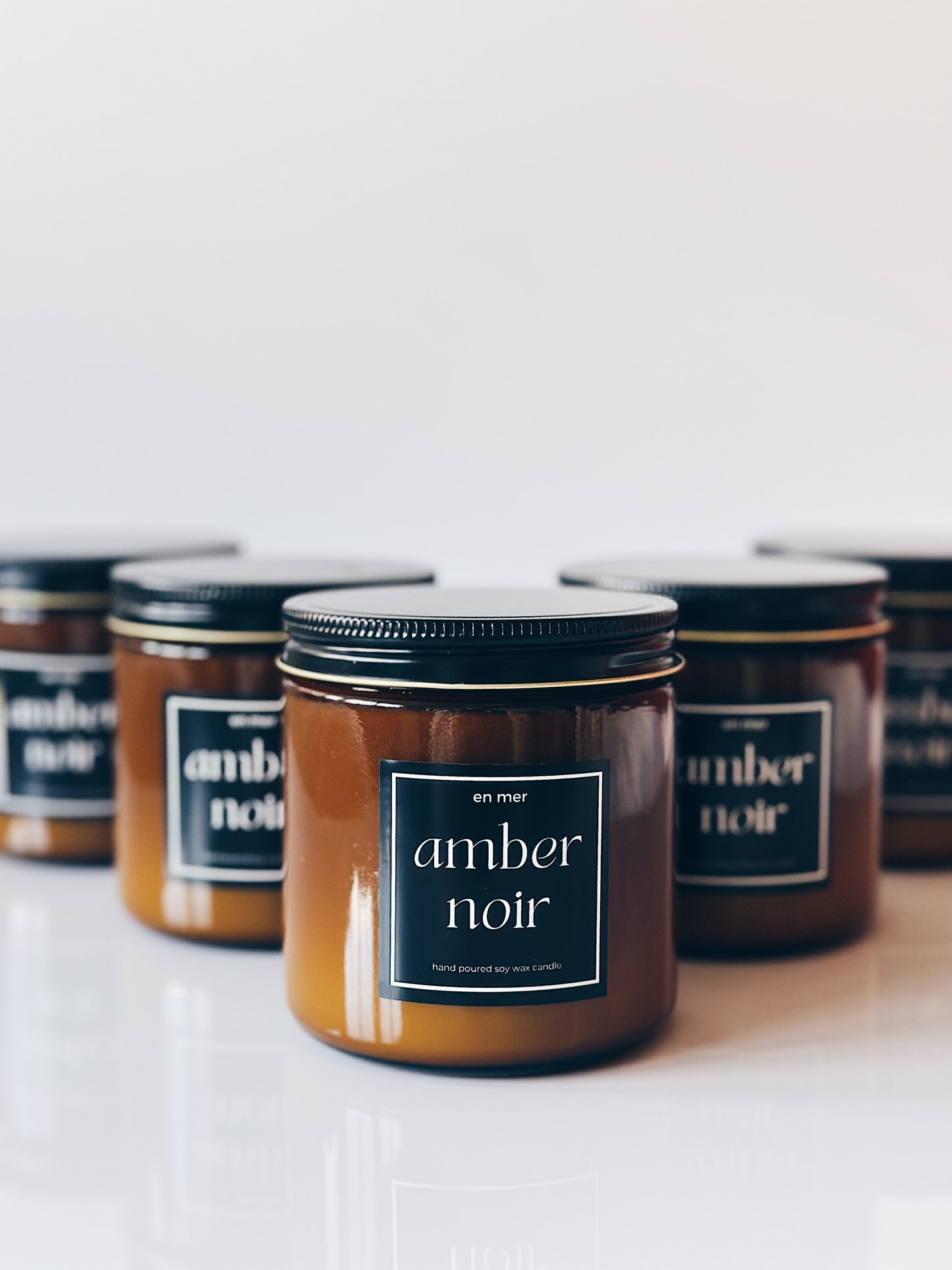 en mer LTD | amber noir | soy wax candles