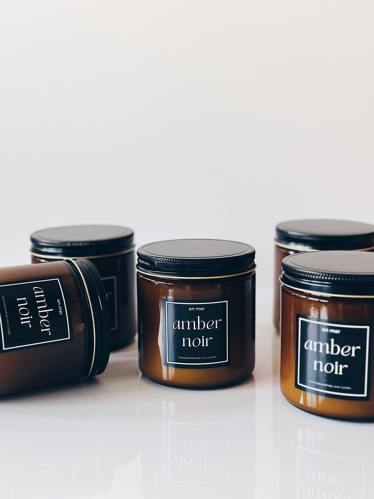 en mer LTD | amber noir | soy wax candles