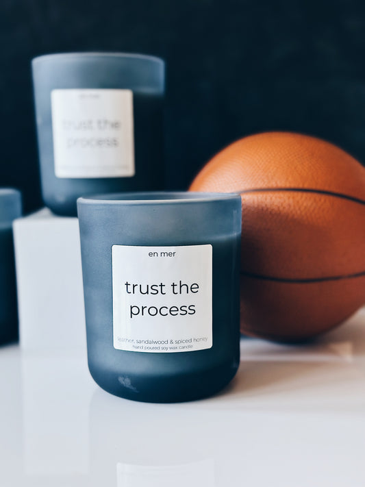 en mer | trust the process | soy wax candle