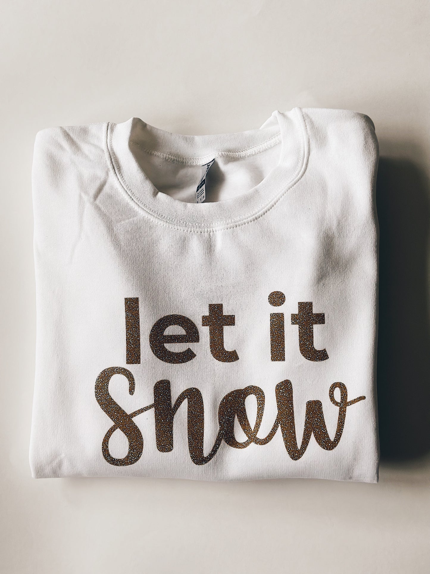 en mer | let it snow crewneck sweatshirt