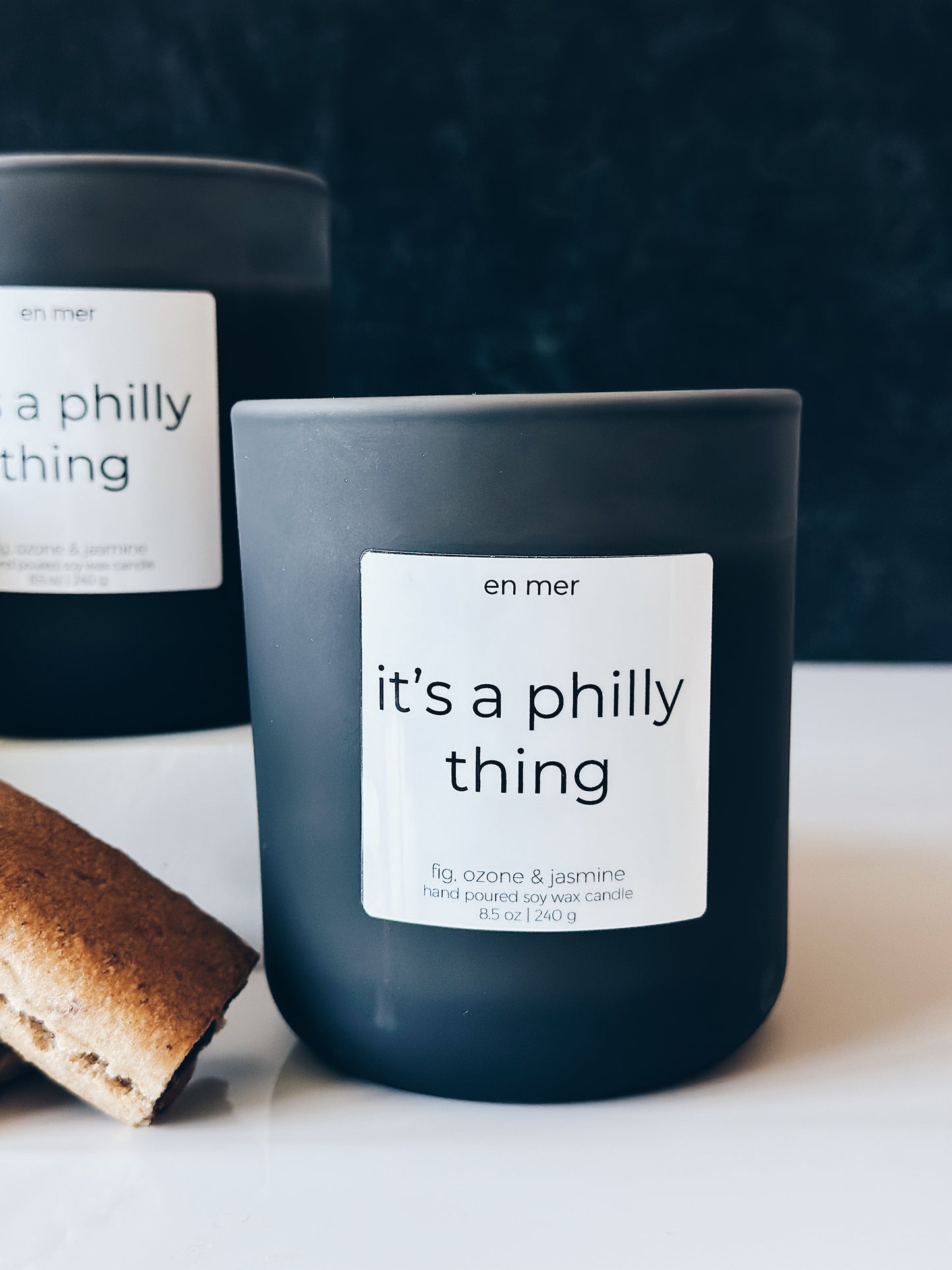 en mer | it's a philly thing | soy wax candle