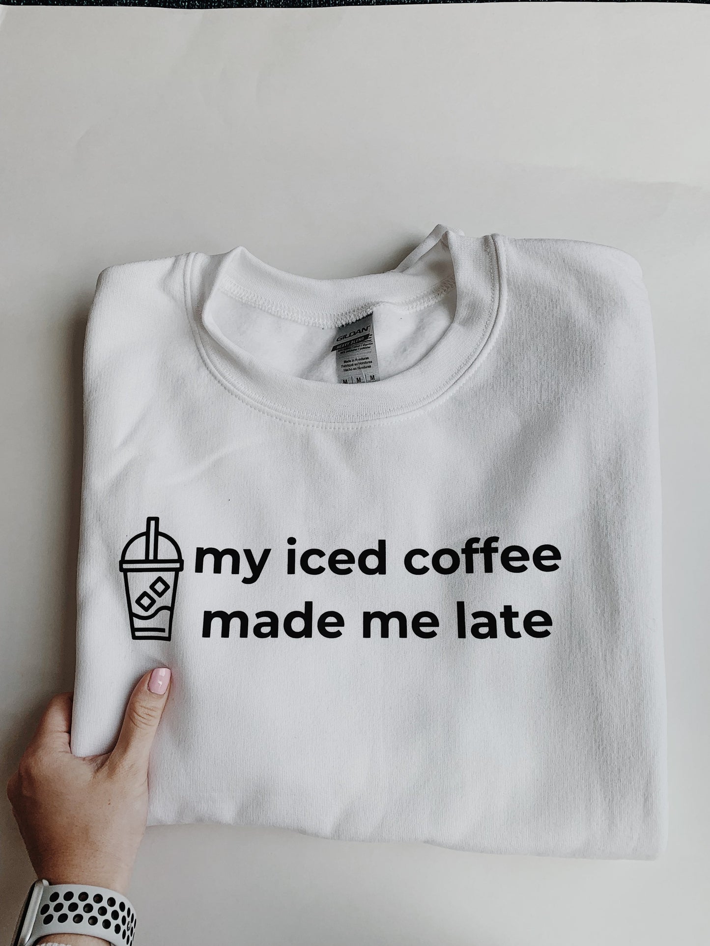 en mer | iced coffee crewneck sweatshirt