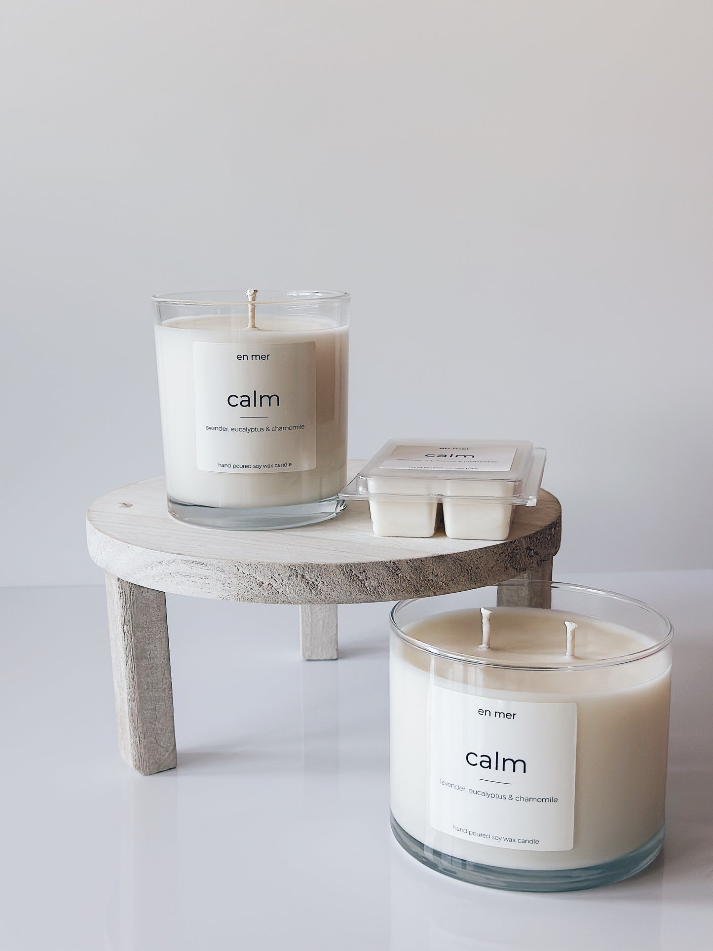 en mer | calm | soy wax candle & melts