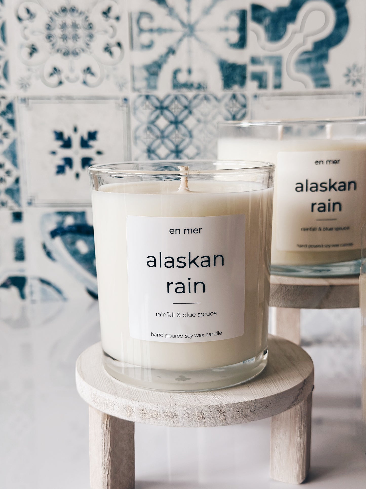 en mer | alaskan rain | soy wax candle & melts