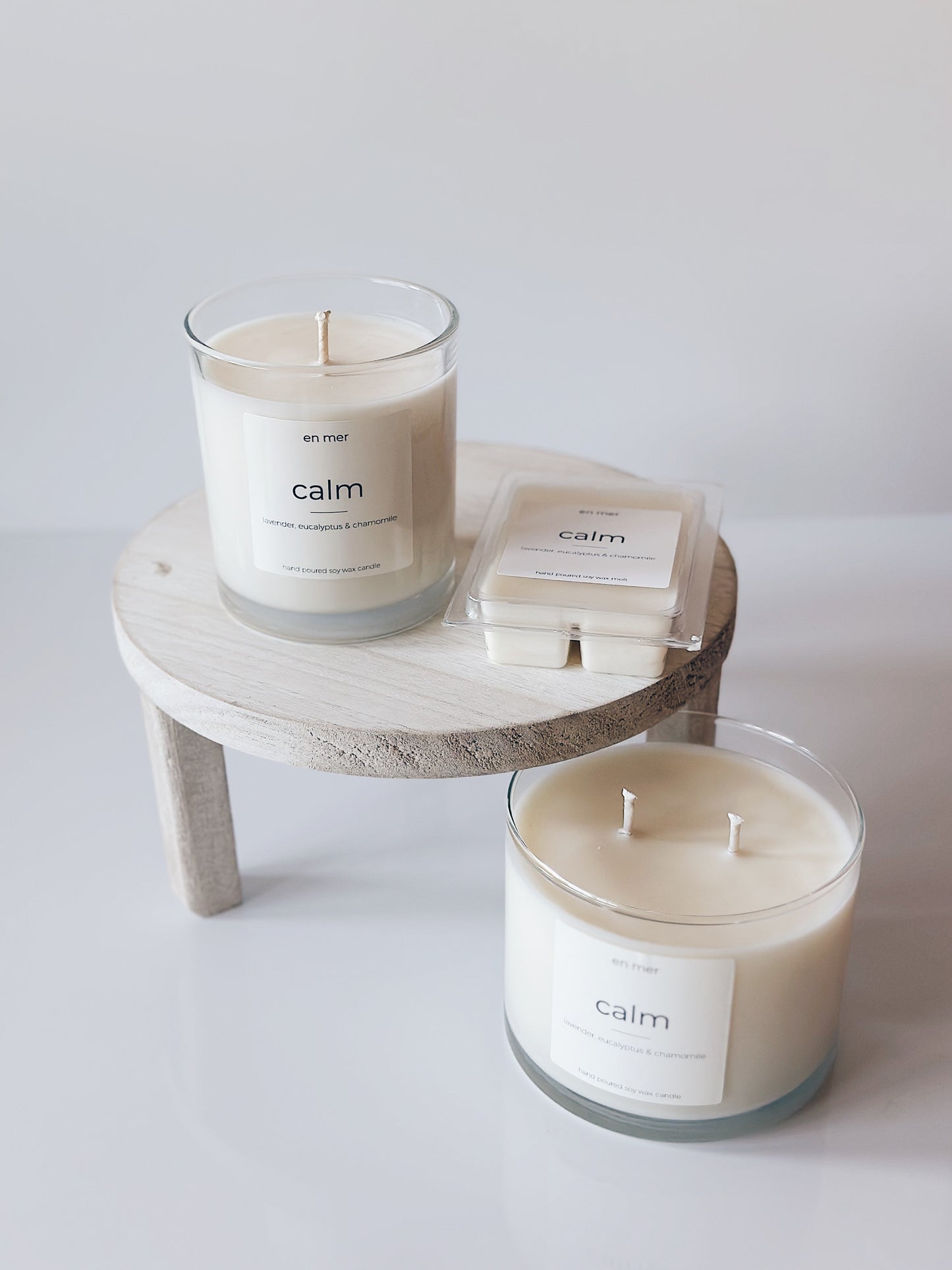 en mer | calm | soy wax candle & melts