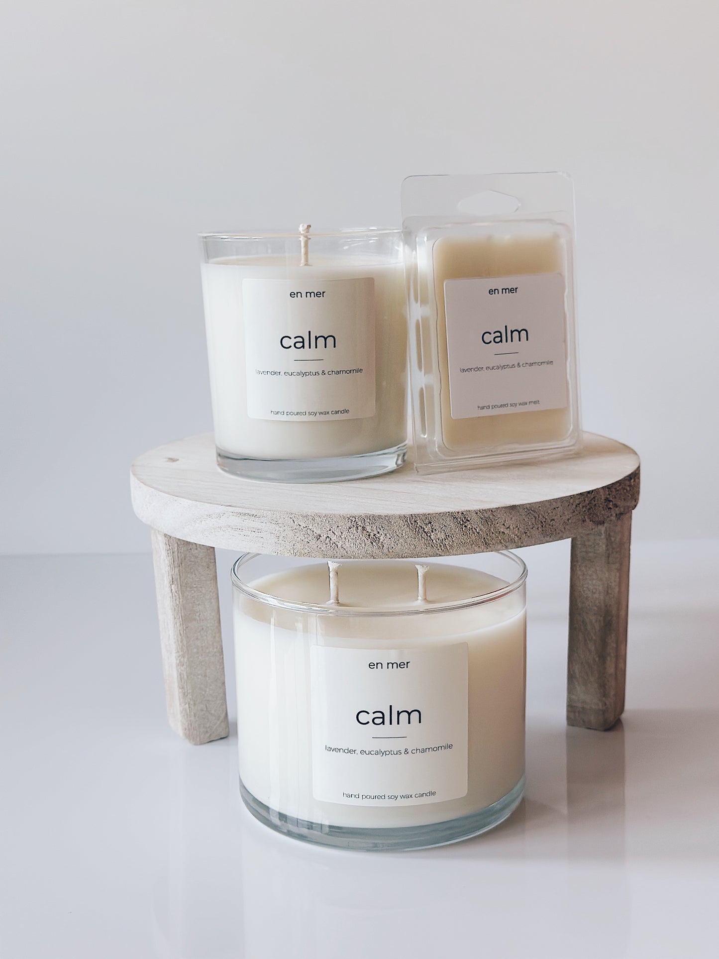 en mer | calm | soy wax candle & melts