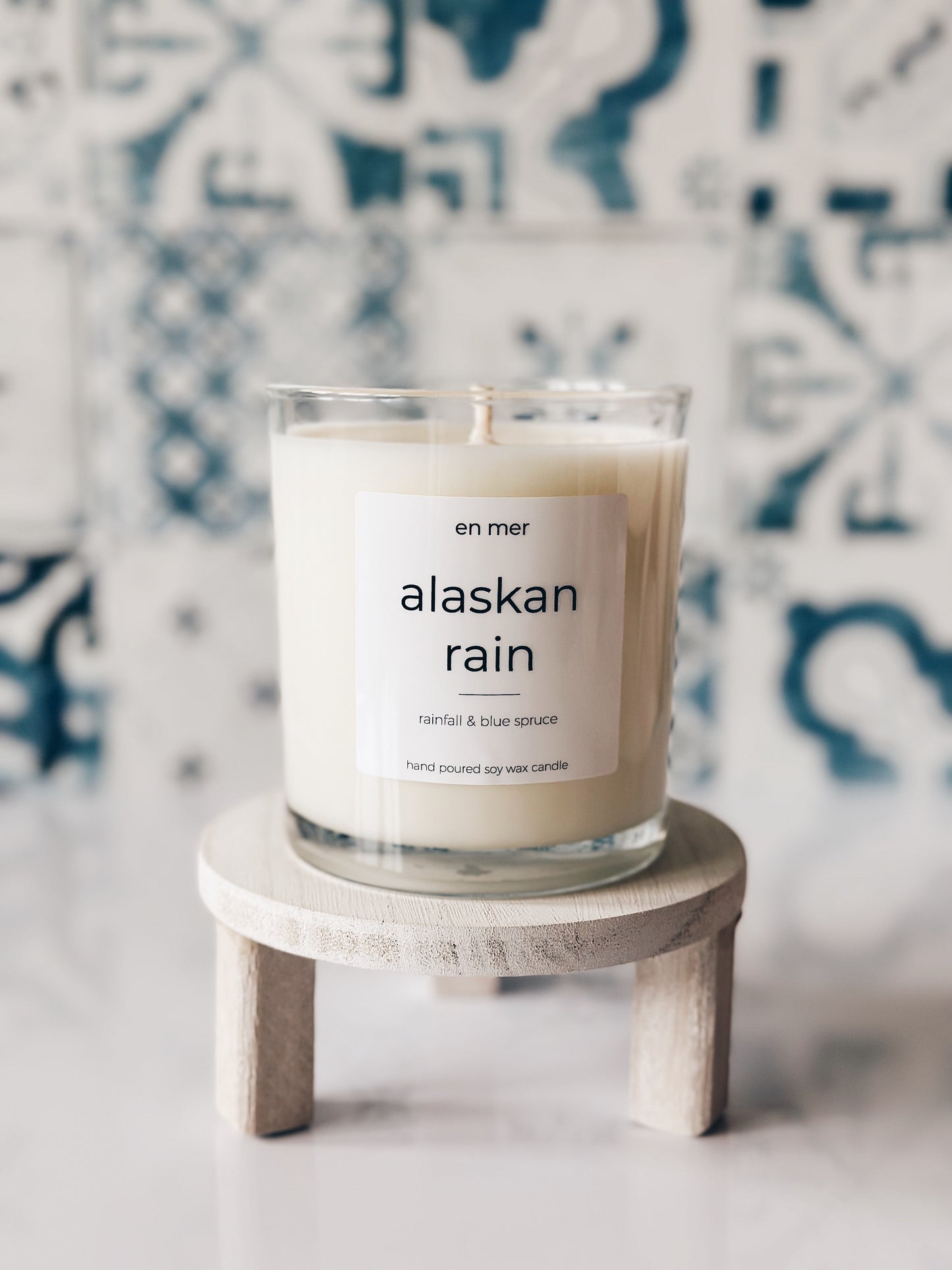 en mer | alaskan rain | soy wax candle & melts