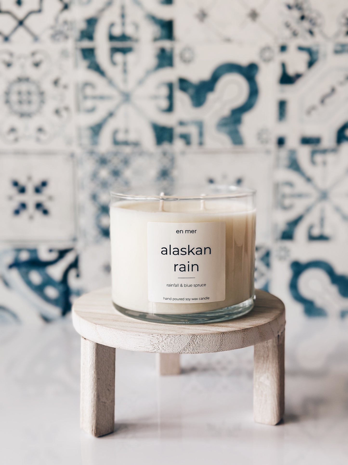 en mer | alaskan rain | soy wax candle & melts